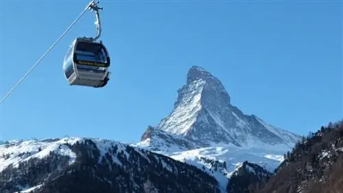 Канатная дорога Matterhorn Glacier Paradise
