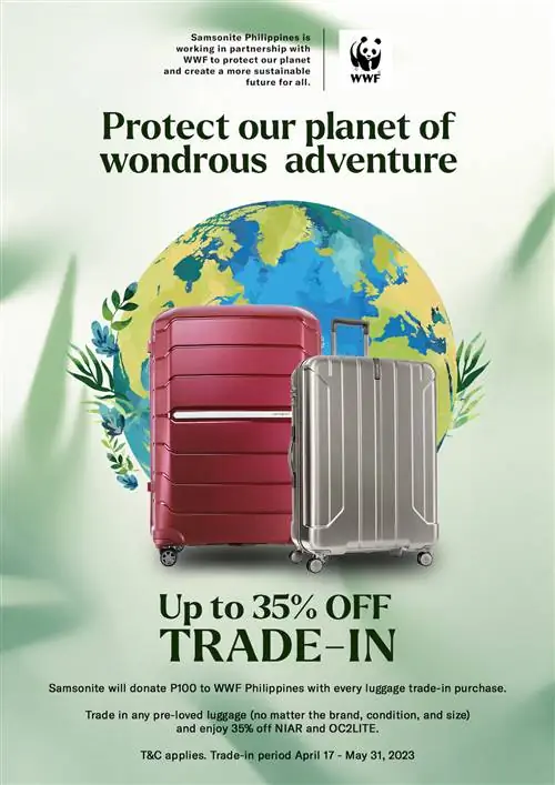 Почему продажа старого багажа Samsonite означает помощь планете