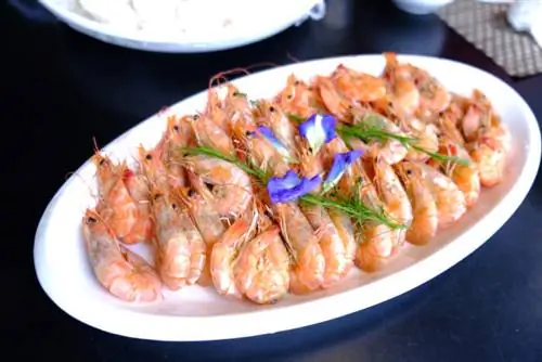 Свежеприготовленные креветки с фермы Палайя