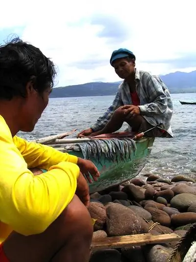 После рыбалки