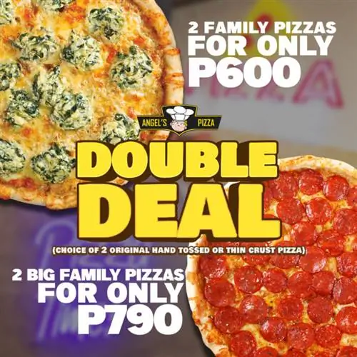 Двойное предложение пиццы Ангела