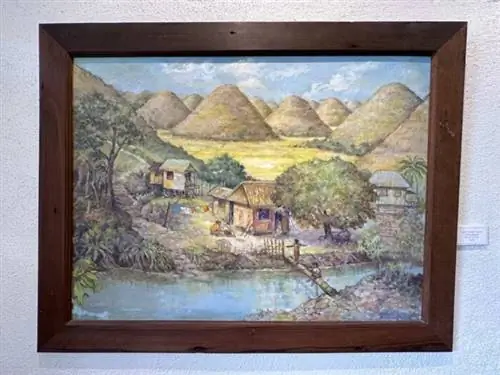 Шоколадные холмы, картина Нене Лунге, холст, масло, 2009 г.