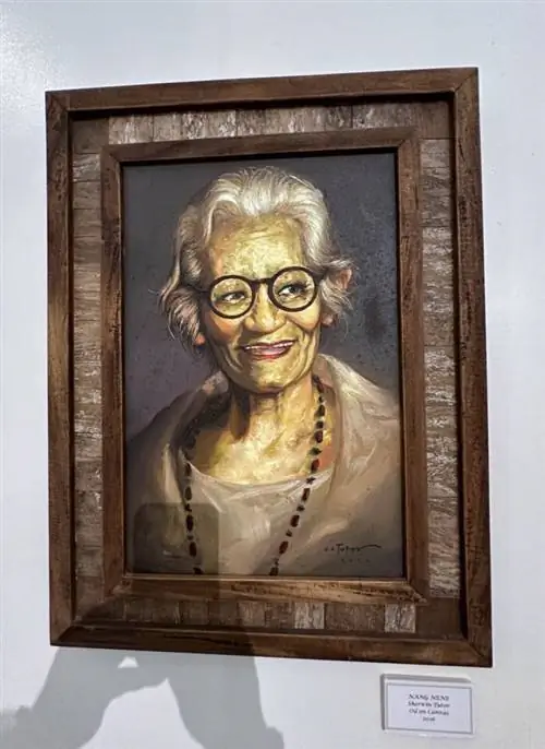 Портрет Нене Лунге - Холст, масло, Шервин Тьютор, 2016 г.