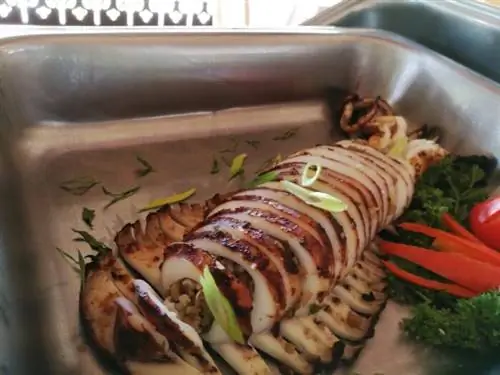 Жареный кальмар