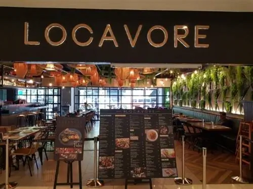 Меню Locavore Estancia
