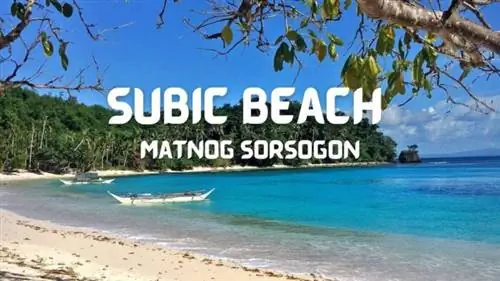 Пляж Субик Лиит в Матноге