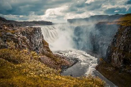 Водопад Деттифосс, автор Ричард Дорран через Unsplash