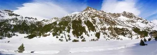 Автор Лунамарина. Цепь Пиренеев, дикая и снежная посреди зимы
