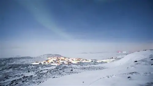 Северное сияние над Икалуитом Северное сияние над Икалуитом