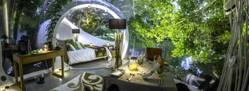 Необычно: пузырь под звездами на Маврикии