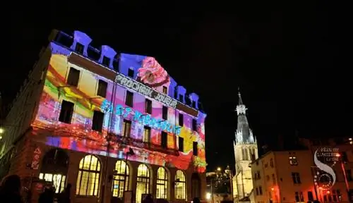 Видео, Лионский фестиваль света в нескольких изображениях
