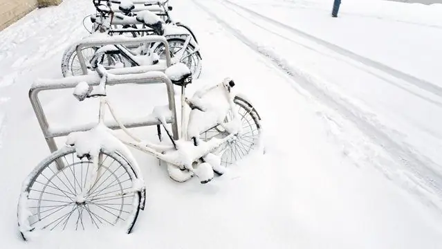 Могу ли я ездить на велосипеде по снегу?