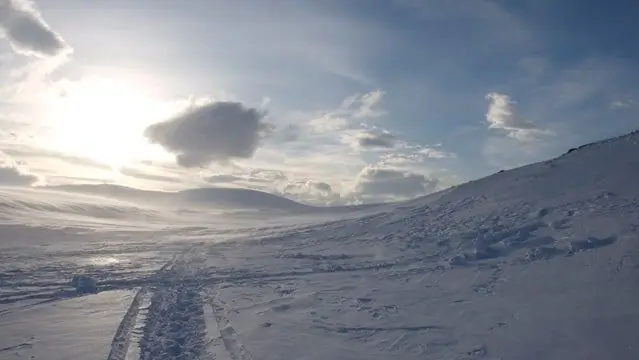 Лыжные трассы в горах Сарек, Швеция