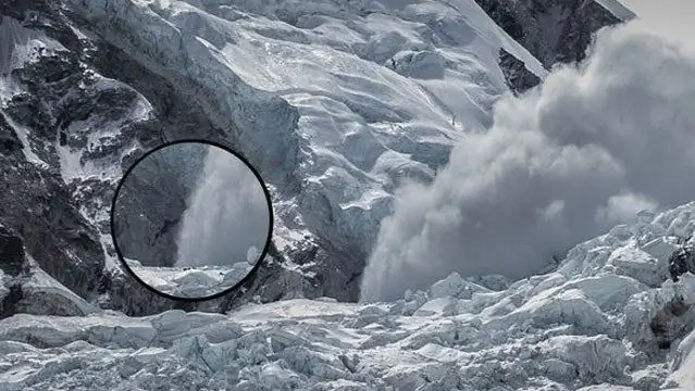 Лавина на Эвересте