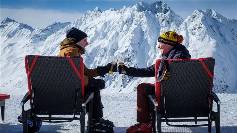 Я так смущен катанием на лыжах в "Скоростном спуске"