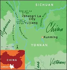 карта Китая