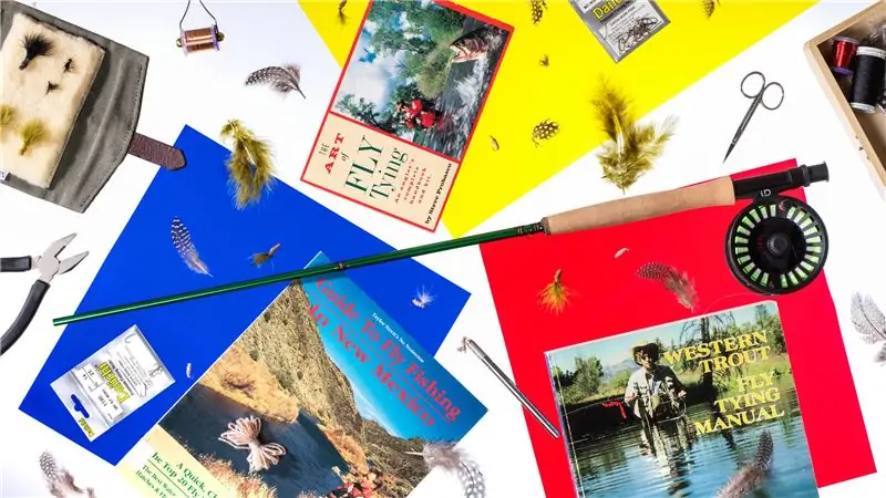 Как привязать простую форелевую мушку