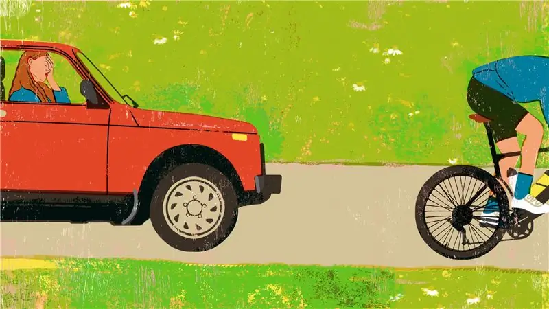 Я сбил велосипедиста своей машиной