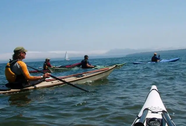 Какие три основных направления для занятий морским каякингом на Среднем Западе?