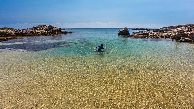 Кристально чистая вода на Сардинии