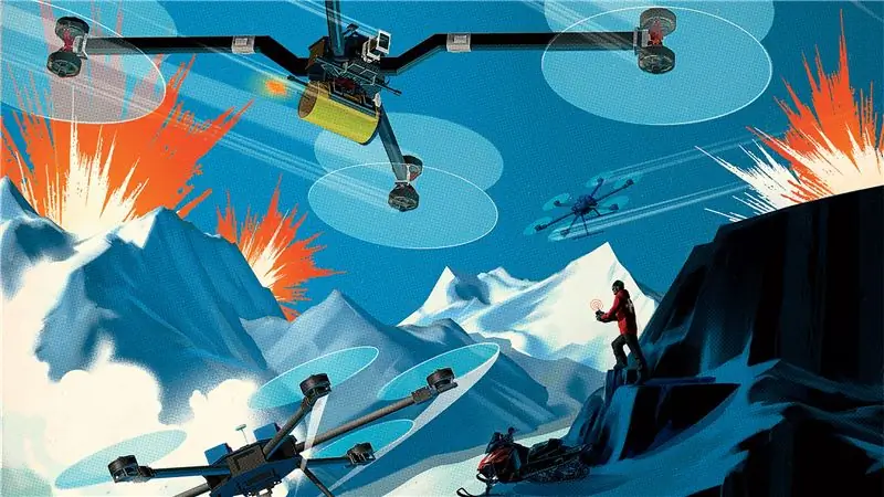 Новейший инструмент в Avy Control: дроны с бомбами