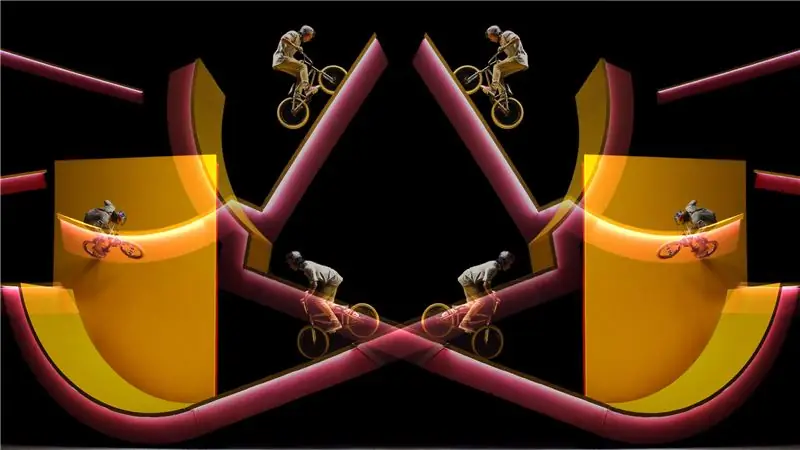 Езда на велосипеде в калейдоскопе требует большой подготовки и сильного желудка