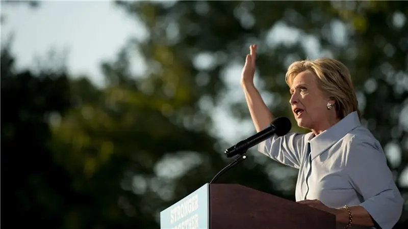 Оценочная карта состояния окружающей среды Хиллари Клинтон