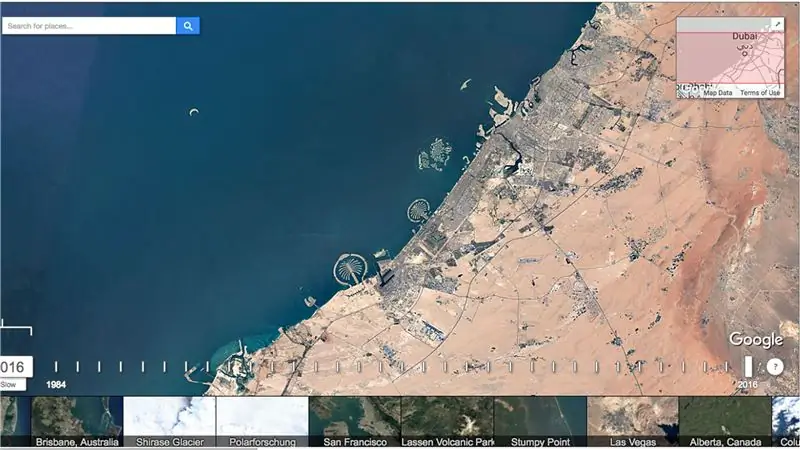 Хотите увидеть изменение климата в действии? Используйте замедленную съемку Google