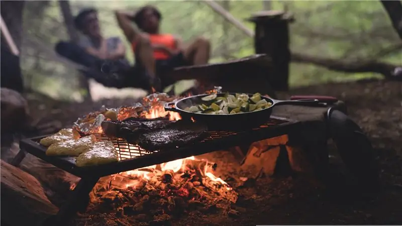 Снаряжение, необходимое для приготовления пищи на костре
