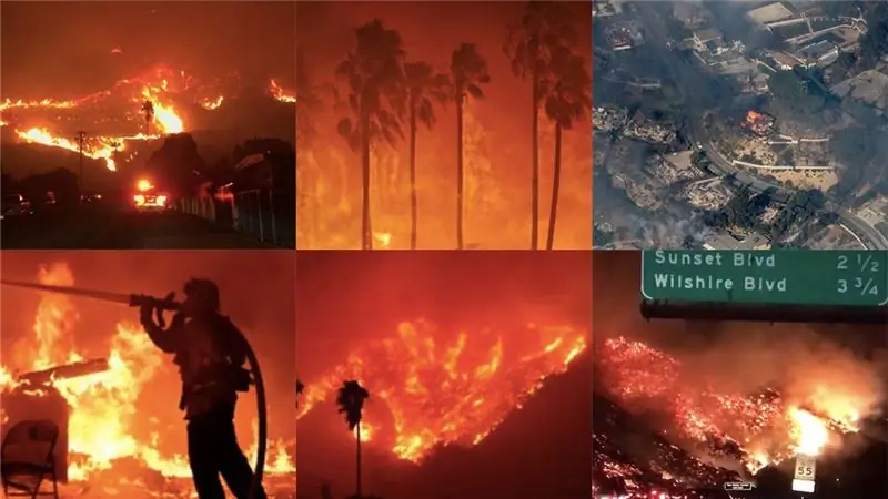 Ваши фотографии и видео о пожарах SoCal