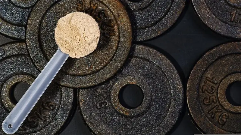 Энергичная защита протеинового порошка