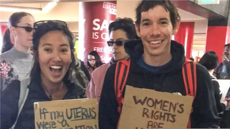 Почему Алекс Хоннольд участвовала в женском марше