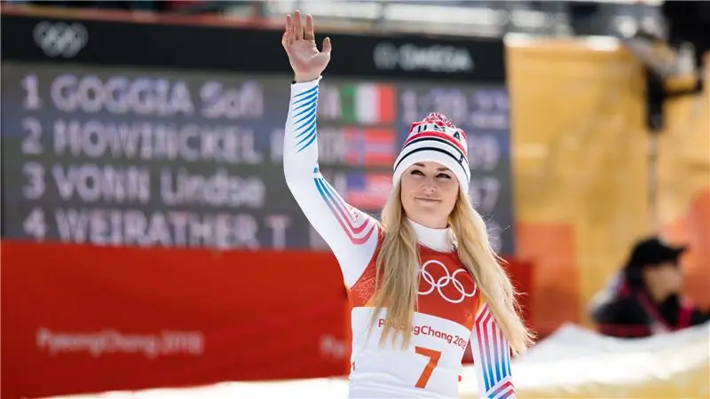 Последняя олимпийская медаль Линдси Вонн по скоростному спуску