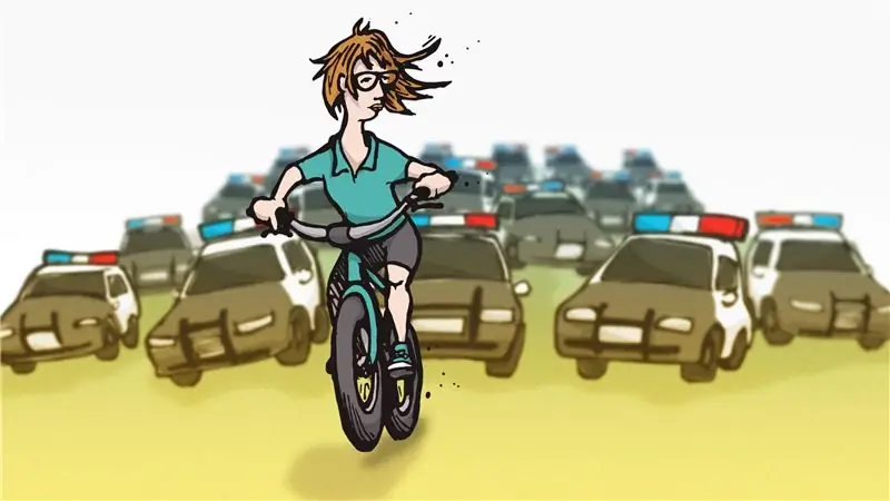 Непростые отношения между велосипедистами и полицейскими