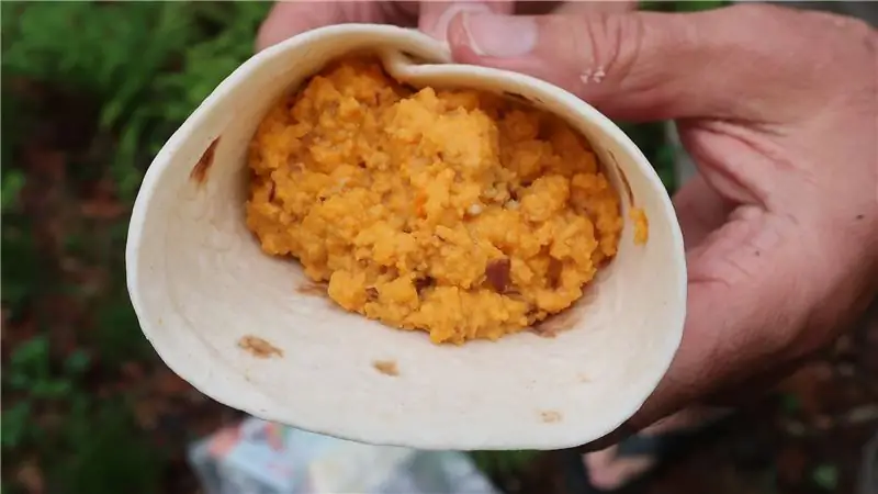 Рецепт похода: яичный буррито с юго-запада