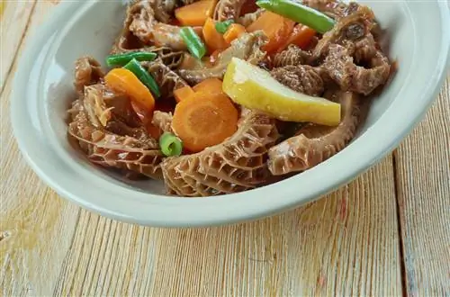 Рубец по-кански