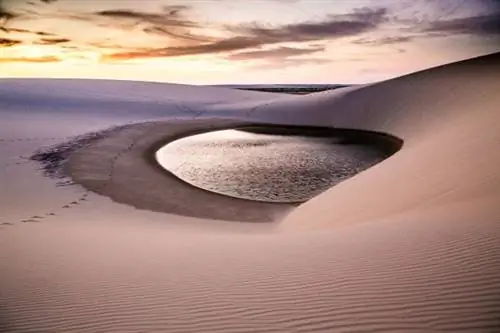 Бразильская пустыня, которая наполняется множеством лагун