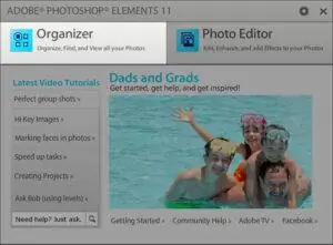 Органайзер Adobe Photoshop Elements 11