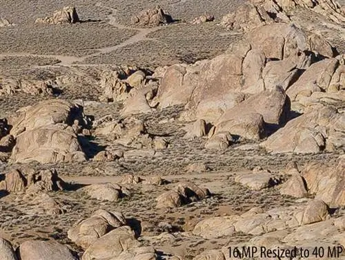 Нормальное кадрирование с повышенным разрешением до 40 МП