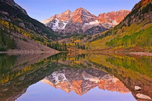 Лучшее время для фотографирования Maroon Bells