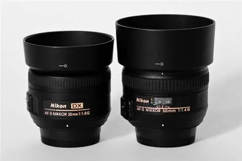 Nikon 35mm f/1.8G DX против 50mm f/1.4G