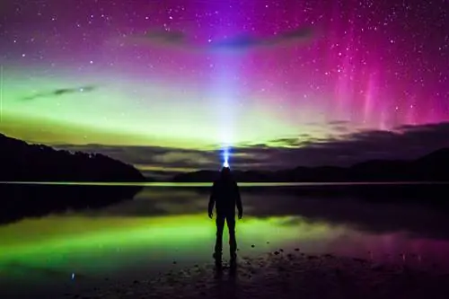 Фотографирование Aurora Australis на острове Стюарт