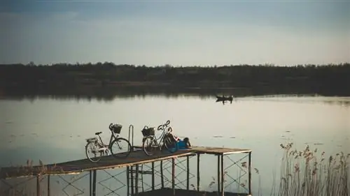 Обработанное в Lightroom изображение пейзажа