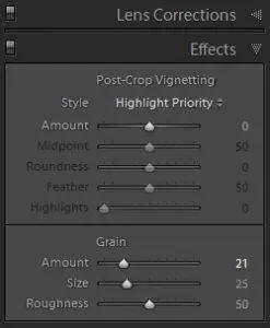 Вкладка «Эффекты»