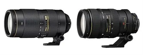 Nikon 80-400 мм AF-S против AF-D