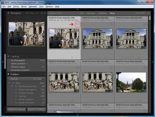 В Лайтруме не хватает изображений