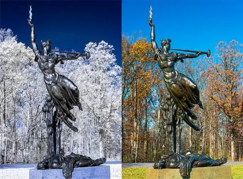 Геттисберг - Святая Варвара: инфракрасный и видимый свет