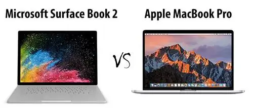 Surface Book 2 против MacBook Pro