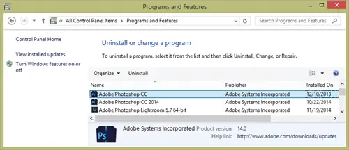Adobe Photoshop CC и CC 2014 на одном компьютере