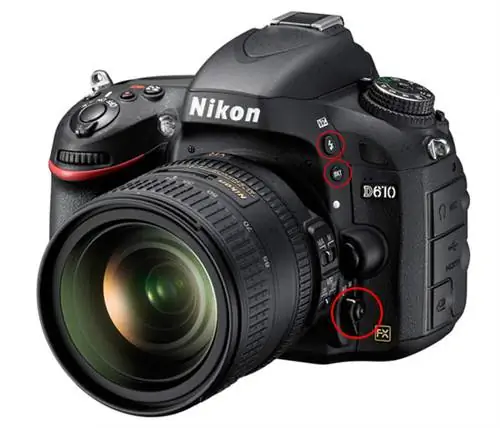 Nikon D610 передний левый